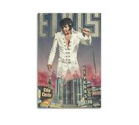 GFUWEWQEGUU Poster d'Elvis Presley - Art mural décoratif - Toile vintage pour salon, chambre à coucher, 20 x 30 cm - Style sans cadre