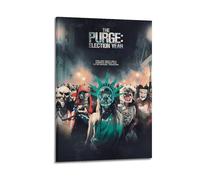 GFUWEWQEGUU Poster Movie The Purge Election Year - Poster décoratif sur toile vintage pour salon, chambre à coucher - 30 x 45 cm - Style cadre