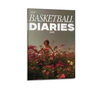 GFUWEWQEGUU Poster The Basketball Diaries - Art mural décoratif - Toile vintage pour salon, chambre à coucher, 50 x 75 cm - Style cadre