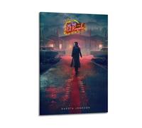 GFUWEWQEGUU Posters « Bad Times at The El Royale » - Impression sur toile vintage pour salon, chambre à coucher - 40 x 60 cm - Style cadre