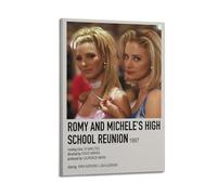 GFUWEWQEGUU Romy And Michele's Poster mural décoratif sur toile vintage pour salon, chambre à coucher, 30 x 45 cm, style cadre