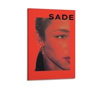 GFUWEWQEGUU Sade Poster mural décoratif sur toile vintage pour salon, chambre à coucher, 30 x 45 cm, style cadre