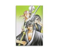 GFUWEWQEGUU SAMURAI DEEPER KYO Poster mural décoratif sur toile vintage pour salon, chambre à coucher, 40 x 60 cm, sans cadre