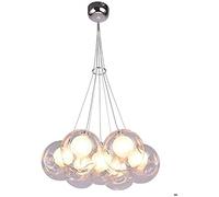 GFVCBVBMN Chandelier European Multi-Head Lamp Hanging Lights Modern Chandeliers Bubble Glass Globe,G4 Pendant Lights Nordic Art Hanging Light Om Dining Room Decorative Lighting Fixtures