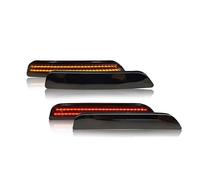 GFVFGNLNNA 4 Pièces De Feu Latéral Avant Arrière Pour Ford Pour Mustang 2010 2011 2012 2013 2014 De Lampe Témoin Garde-boue Ambre/rouge