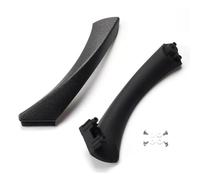 GFVFGNLNNA Poignée Intérieure Voiture Panneau Porte Intérieure Tirez La Garniture Couverture Gauche Droite Pour Série 3 E90 E91 316 318 320 325 328 2004-2012 (Black-Set-Left)