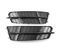 GFVFGNLNNA Remplacement Couverture Calandre Phare Antibrouillard Pare-chocs Avant Pour A6 C7 Pour S-line S6 2015 2016 2017 2018 4G0807681AN 4G0807682AN (Bright black)