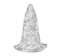 GFXEDSAH Cape à capuche avec imprimé marbre or rose, cape médiévale avec capuche confortable, parfaite pour les jeux de rôle et les fêtes