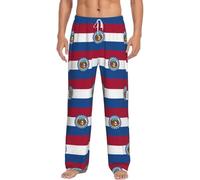 GFXEDSAH Pantalon de pyjama en flanelle imprimé drapeau du Missouri pour homme, pyjama de Noël, parfait pour se détendre sur le lit et le canapé, Noir , XXL