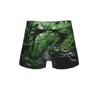 GFXEDSAH Sous-vêtements pour homme avec imprimé arbre, boxer polyvalent, choix parfait pour la mode masculine, Noir , XXL