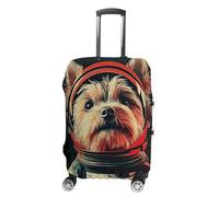 GFXEZZLH Affiche d'astronaute Biewer Terrier _ Impression rétro Biewer Terrier Portrait de Biewer Terrier _ Poster de chien amusant _ Andy Warhol Art _ Affiche vintage de chien - 1_4 Housse de valise