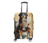GFXEZZLH Valise bernois Montagne sur les toilettes pour lire un journal, Style :, XL(30-32inch), Housse pour valise
