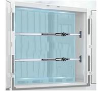 GFXYQPDNV Barre de Chargement télescopique Robuste à cliquet pour camions, fourgonnettes et remorques - Dispositif de retenue de Chargement antidérapant, réglable en 1/2/3/4, séparateur en Aluminium