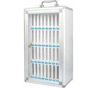 GFXYQPDNV Casier pour téléphone portable - Boîte de rangement en alliage d'aluminium, murale avec poignée, parfaite pour organiser et sécuriser les téléphones portables dans les bureaux ou les espaces
