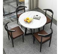 GFXYQPDNV Ensemble Table et chaises de Club pour Bureau, Salle de réception, Cuisine, Salle à Manger pour 4 Personnes, Table de négociation combinée, pour Salon, Balcon, café, Salle de Pause