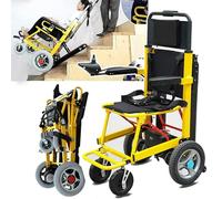 GFXYQPDNV Fauteuil roulant électrique 2 en 1 + sous-échelle, résistance 40 km + escaliers : 1500 marches, charge 150 kg, pour escaliers et escaliers
