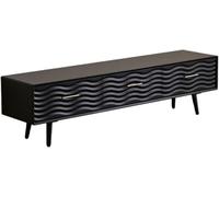GFXYQPDNV Meuble TV de salon 3 pièces grand tiroir armoire murale meuble de sol 1,8 m noir meuble TV meuble TV support