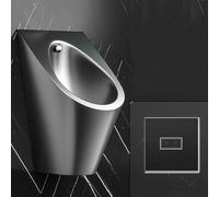 GFXYQPDNV Urinoir Mural à capteur, urinoir en Acier Inoxydable 304, urinoir Haute efficacité avec raccord supérieur, urinoir Domestique/Commercial pour Hommes et Adultes, Toilettes de Salle de Bain