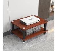 GFYHTN Meuble Multimédia Meuble HiFi À 3 Niveaux, Support De Stockage De Composants Audio, Étagère for Console De Tourne-Disque pour Audio/Vidéo/DVD/Tourne Disque(Brown,H30CM)