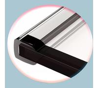 GFYHTN Profilé De Protection des Bords, Transparent Garniture De Bord en Forme De U De 100cm, Flexible Bandes D'étanchéité Anti-Collision pour Meubles, Les Tables(18-20mm)