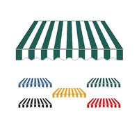 GFYHTN Tissu de Remplacement pour Auvent Rétractable 350x300cm Toile pour Store Banne, Imperméable Couverture D'auvent pour Jardin Balcon(Green,11.5x10ft/3.5x3.0m)