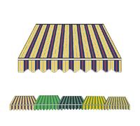 GFYHTN Toile de rechange rétractable pour auvent extérieur durable - Idéal pour terrasses et fenêtres - 300 x 250 cm