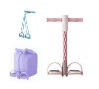 GFZLJ Corde de Tension Multifonction, Bande de résistance à 6 Tubes for pédales, Corde de Tension élastique for Le Yoga, for étirements abdominaux, Taille, Bras, Jambes, amincissement(Special Price)
