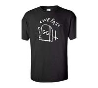 GG Allin Tombstone Men T Shirt Live Fast Die Tee