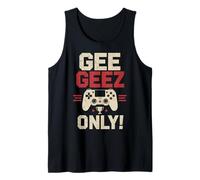GG Gee Geez Only Gaming Gamer Funny Men Boys Kid Winner Débardeur