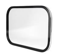 GG Grand General 33086 Miroir plat rectangulaire en acier inoxydable à montage central 14 x 21,6 cm