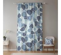 ggaimwf 132x214cm Rideau à Passe-Tringle Abstrait Bleu Gris Dessin animé Art Rideaux à Languette arrière Pli Crayon Blocage de la lumière Intimité Habillages de fenêtre pour Salon Chambre 1 Panneau