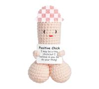GGBOVVO Mini poupée positive, motifs de tricot amusants et créatifs mignons, pommes de terre positives et humoristiques de 4,9 pouces, cadeau de fête, cadeau de fête