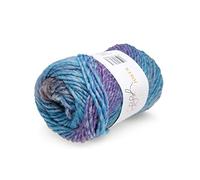 GGH Joker | mélange de Laine Vierge avec Un Grand dégradé de Couleurs - pelote de 50g - Convient au Tricot et au Crochet | Couleur 027 - Lila-Mauve-Blau Meliert