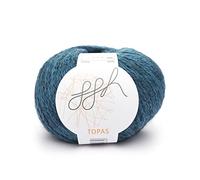 ggh Topas - 008 - Bleu saphir - Mélange de laine vierge pour le tricot et le crochet