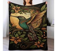 GGJJTT Couverture Colibri - Douce en Flannel Couverture Convient À Toutes Les Saisons pour Voyager, Lit Ou Canapé 150×200cm