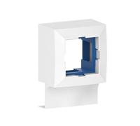 Ggk - Boîtier 1 Appareillage 45x45 mm pour Moulures Electriques PVC 15x30 mm