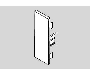 Ggk - Embout de fermeture pour Moulure Electrique PVC 15x30 mm