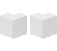 GGK - Lot de 4 Angles extérieurs Blancs pour moulure électrique 15 x 30 - Facile à Poser