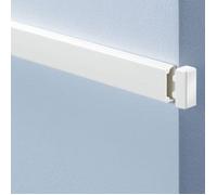 GGK - Moulure électrique blanche adhésive 10 x 20 (12X22) - Longueur 1,2m