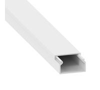 GGK - Moulure électrique Blanche adhésive 10 x 20 (12X22) - Longueur 1,2m - Simple à Poser