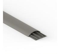 GGK - Passage de Plancher 18 x 75 L. 1,5m Gris - Permet d'alimenter des Bureaux, Lampes, ou Divers Objets n'importe où dans la pièce - Très résistant, on Peut Marcher Dessus et Le Nettoyer Facilement