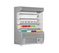 GGM Gastro | WKM77RN-S | Réfrigérateur mural - 710 mm - Avec éclairage LED et 4 étagères - Façade argentée