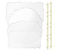 Ggnaxivs 1 Ensemble de Moules en Silicone pour Moules en Époxy de Coulée Irrégulière avec Poignées en Or pour Les Travaux Manuels