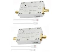 Ggnaxivs 2pcs 10m-6GHz 40 DB Gain Amplificateur 433M 1,2G 1,5G 2,4G 5.8G Module de Réception Amplificateur Gain