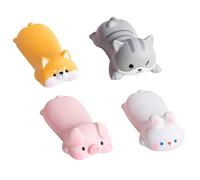 Ggnaxivs 4 Pièces Tapis de Souris Ergonomique avec Repose-Poignet Kawaii pour Le Bureau et Les Jeux - Support de Bras en Mousse à Mémoire de Forme à Montée Lente