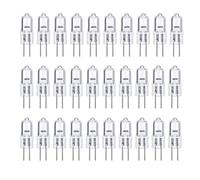 Ggnaxivs Ampoule G4, Paquet de 20 Ampoules Halogènes G4 12 V 20 W avec Culot G4 à Deux Broches, Ampoule G4 à Haut Rendement 12 V 300 pour Ampoules D'Armoire