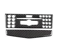 Ggnaxivs Couverture de Panneau de Climatisation de Navigation de Console Centrale de Voiture Couverture de Panneau de Garniture de Commande de CD pour W204 2007-2010