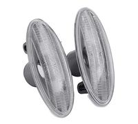 Ggnaxivs Indicateur de Lampe de RéPéTeur de LumièRe D'Aile de Feu de Position LatéRal de Voiture pour Square Juke Leaf Note Micra March Juke Micra