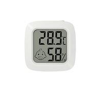 Ggnaxivs Mini ThermomèTre NuméRique LCD HygromèTre Compteur de TempéRature MagnéTique Capteur D'Humidité Station MéTéO Blanc