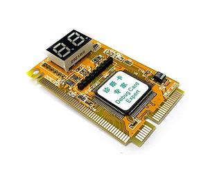 Ggnaxivs Multifonction Carte de DéBogage Expert Mini PCI PCI-E LPC PC Ordinateur Portable Analyseur Testeur Diagnostique Post-Test Carte Partie